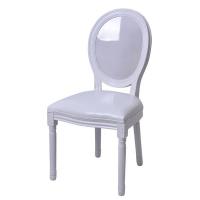 Wooden Louis Chair With Clear Back 